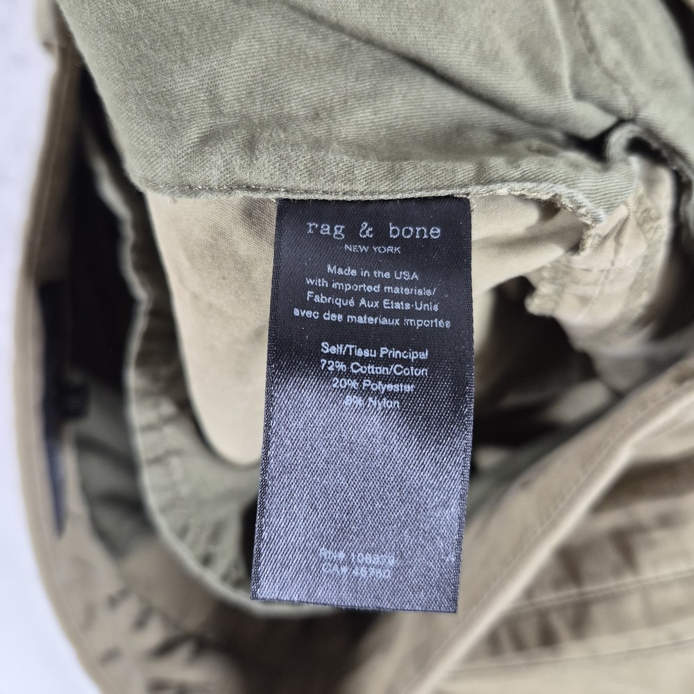 Rag & Bone Cargo Shorts Men's 36 Brown Beige 10" Inseam Outdoors Hike Casual USA - Picture 7 of 10